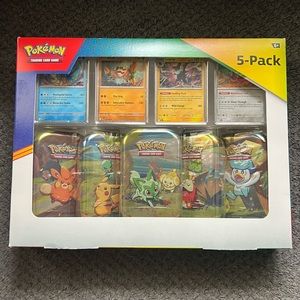 Pokémon Trading Card Game 5 pack 6+